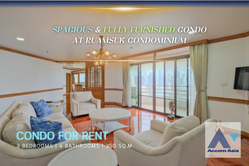 รูป 🔼🔽 AccomA 📩  Large condominium with panoramic views in Sukhumvit (AA14402) - รูปที่ 1/20