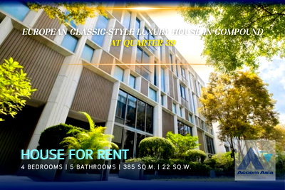 Houses for rent BTS Thong Lo (Thong Lor) : 🔼🔽 AccomA 📩  European Classic-Style Luxury Home (AA35121)