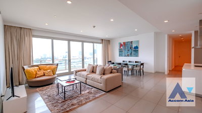 Condos for rent Bo Be Market : 🔼🔽 AccomA 📩 Pet friendly 3 BR Condominium @185 Rajadamri (AA11051)