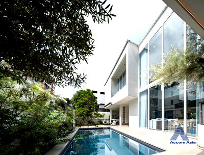 Houses for rent Wang Thonglang : 🔼🔽 AccomA 📩 Double High Ceiling,Newly renovated,Private Swimming Pool 3 BR House in Wang Thonglang (AA44953)