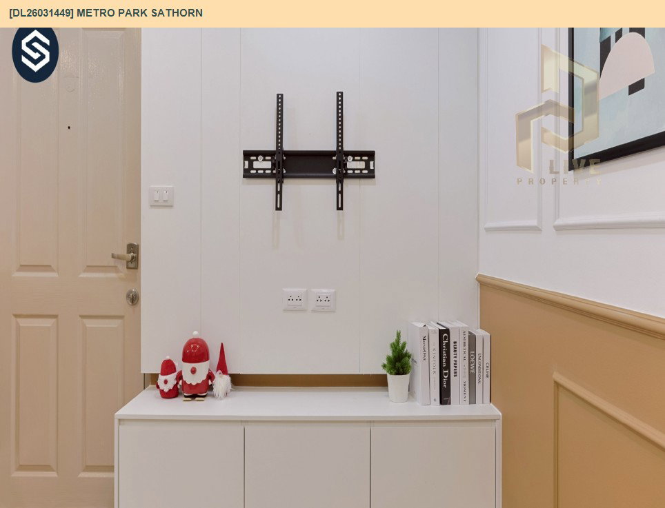 รูป DL26031449 ขายคอนโด เมโทร พาร์ค สาทร (Metro Park Sathorn ) ใกล้ BTS วุฒากาศ พร้อมเข้าอยู่ โทรด่วน 0656133286 LineID @534wlwof - รูปที่ 12/18