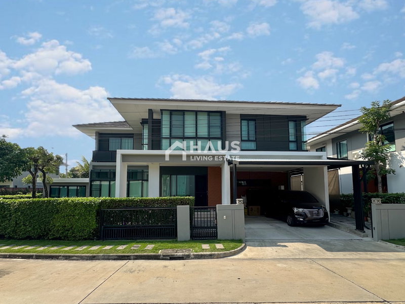 ขายบ้านเดี่ยว : 🔥 โคตรแรร์! ห้องนอนล่างมีน้ำในตัว (แปลงมุมแต่งครบ+มีห้องแม่บ้าน) 🔥 ขายบ้านเดี่ยว เศรษฐสิริ จรัญฯ - ปิ่นเกล้า 🔥 / 4 ห้องนอน #HRP1052