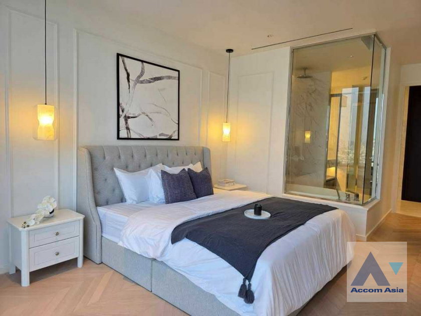 รูป 🔼🔽 AccomA 📩 Refined riverfront condo at Four Seasons Sathorn, panoramic skyline view (AA38968) - รูปที่ 15/20