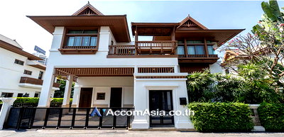 Houses for rent BTS Surasak : 🔼🔽 AccomA 📩 Pet friendly 4 BR House @Exclusive Resort Style Home  (AA29461)