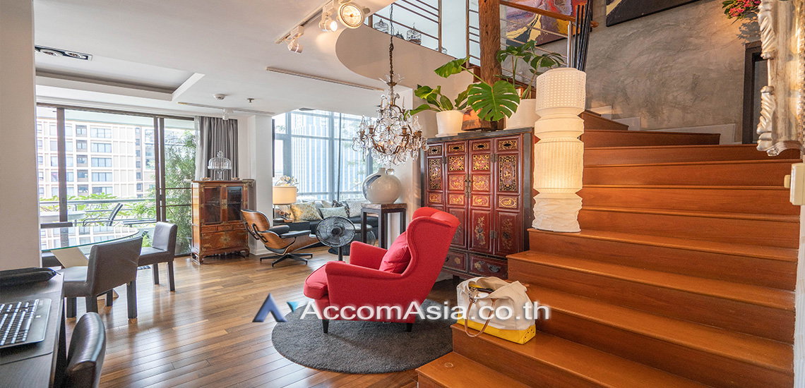 รูป 🔼🔽 AccomA 📩 Artistic duplex-style unit with greenery views in Ploenchit (AA30897) - รูปที่ 6/20