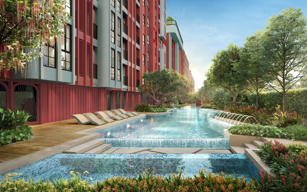 Hot Deal Pool View 🔥 The Base Bukit Ready to move in Phuket 31.88 sqm Price: 3.XX MB - image 4