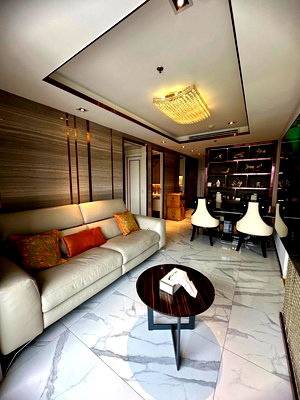 เช่าคอนโด สีลม สาธร : 🟢ห้องสวย!! พร้อมเข้าอยู่!!🟢ลุมพินี เพลส วอเตอร์คลิฟ 2 ห้องนอน ใกล้ เซ็นทรัล พระราม 3 สอบถาม📱ADD LINE @572aurac แอดมินตอบไว✨