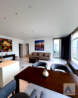 คอนโดให้เช่า : 🔼🔽 AccomA 📩 Balcony with Panoramic Chao Phraya River and City View ( AA41545 )