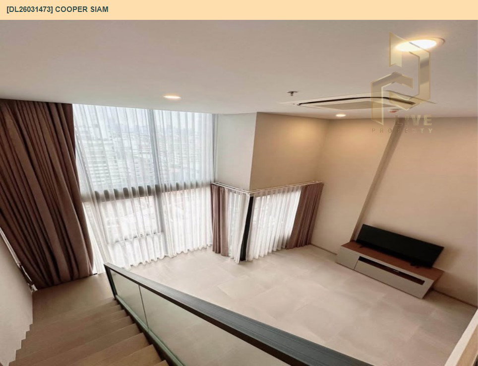 รูป DL26031473 ให้เช่าคอนโด คูเปอร์ สยาม (Cooper Siam) ใกล้ BTS สนามกีฬาแห่งชาติ พร้อมเข้าอยู่ โทรด่วน 0653619502 LineID @897iyzll - รูปที่ 7/12