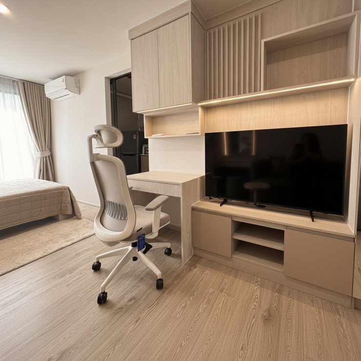 รูป ปล่อยเช่า Kave Coco บางแสน ห้องสวยแต่งครบ พร้อมอยู่ - รูปที่ 3/12