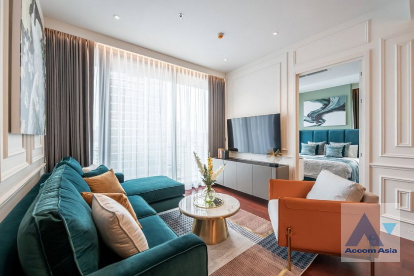 รูป 🔼🔽 AccomA 📩 Modern condominium with bold accents and skyline view in Sukhumvit (AA30190) - รูปที่ 1/20