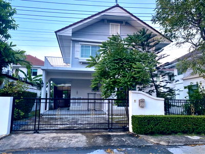 Houses for rent Min Buri : House for rent 58 sq.wa, 232 sqm, 3 bedrooms, 3 bathrooms, 4 air conditioners. Price 30,000 baht. Contact: Tel. 0894282491, Line ID: jeabmona
