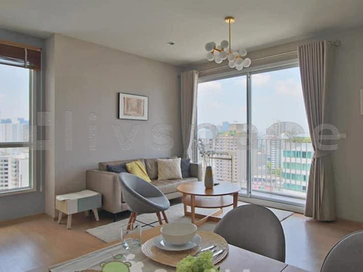 รูป ▚ LH215ツ ขาย: HQ by Sansiri Thonglor 1BR 58sqm. 9.5M ✨ ยูนิตหายากห้องมุมไซส์ใหญ่ ลดพิเศษจาก 12 ล้าน พร้อมอ่างอาบน้ำและดีไซน์ใหม่ 🏙️ - รูปที่ 2/7