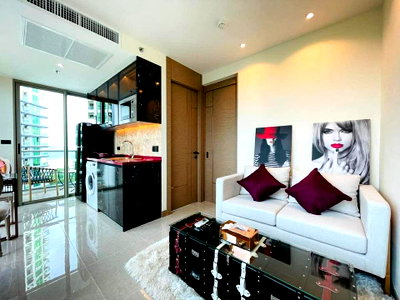 ขายคอนโด : Condo for Sale The Riviera Ocean Drive Sea View High Floor