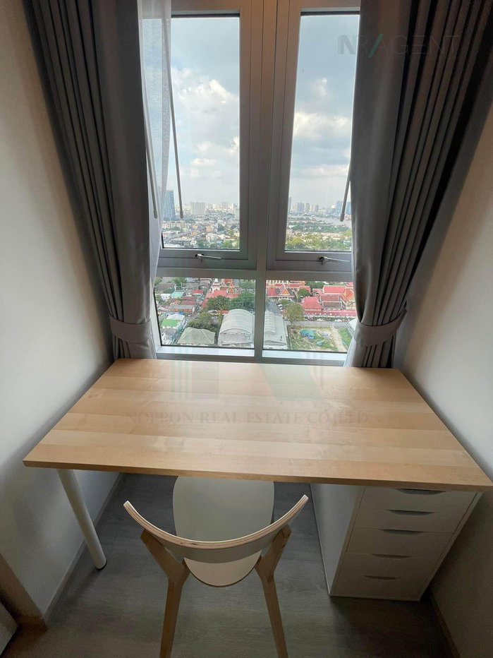 รูป ให้เช่าคอนโด ไอดีโอ จรัญฯ 70 - ริเวอร์วิว อาคาร 1 ชั้น 16 2 ห้องนอน ขนาด 56 ตรม ใกล้ โลตัส จรัญสนิทวงศ์ - รูปที่ 7/8