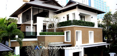 เช่าบ้านเดี่ยว วัน แบงค็อก   : 🔼🔽 AccomA 📩 Private Swimming Pool 4 BR House @House with pool Exclusive compound (1819116)