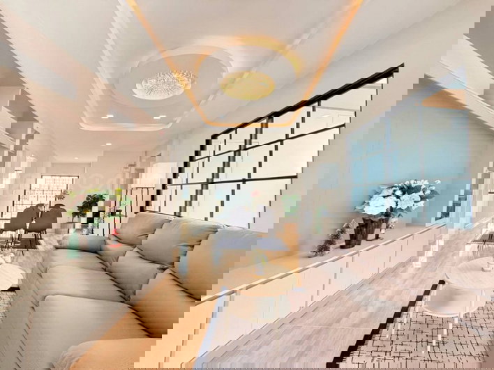 รูป ขายบ้านเดี่ยวชั้นเดียว มบ.มีนบุรีการ์เด้นโฮม ราษฎร์อุทิศ48 เนื้อที่ 50 ตรว 3นอน 2น้ำ ตกแต่งพร้อมอยู่ แถมฟรีเฟอร์นิเจอร์ - รูปที่ 3/8