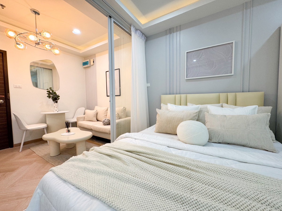 รูป ห้องใหม่วิวสูง วิวไม่บล๊อก ห่าง MRT ติวานนท์ 430 ม. - รูปที่ 3/13