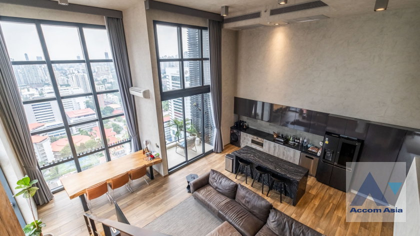 รูป 🔼🔽 AccomA 📩 Industrial loft-style duplex with soaring ceilings at The Lofts Asoke (AA33698) - รูปที่ 6/20