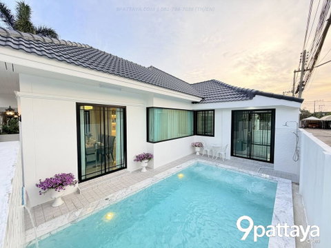 ขาย | Pool Villa หลังมุม PMC 1 หนองปรือ บ้านสวย มีสระส่วนตัว ✨ บ้านหลังมุม • ที่ดิน 54 ตร.ว. • 3 ห้องนอน • 3 ห้องน้ำ • 