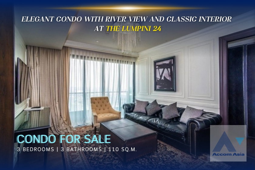 picture ðžð― AccomA ðĐ Â Elegant condo with river view and classic interior (AA19096) - 1/19