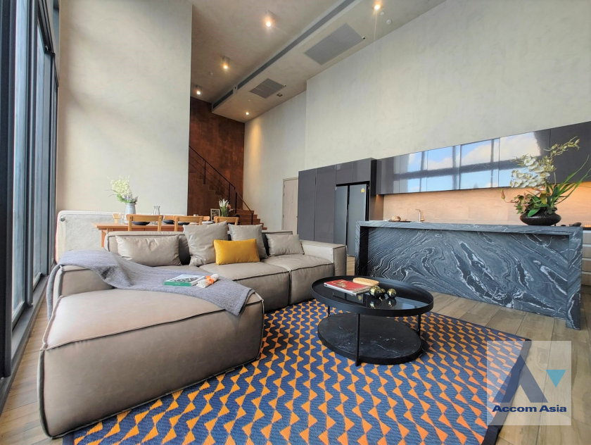 รูป 🔼🔽 AccomA 📩 Double High Ceiling,Duplex Condo,Penthouse 3 BR Condominium @The Lofts Asoke (AA33688) - รูปที่ 3/10