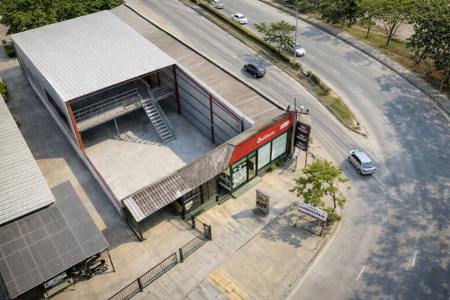 รูป โกดัง 2 ชั้นให้เช่า 59 ตร.วา. 235 ตร.ม.เลียบคลองทวีวัฒนา พุทธมณฑลสาย 3 โลตัส โก เฟรช บนทำเลติด - รูปที่ 5/8