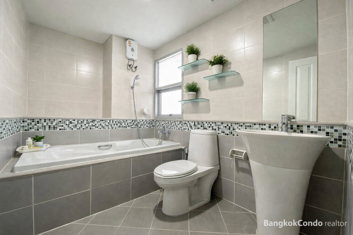 รูป 🍀🍀 Prime condo location 🚆ให้เช่าเดอะ วอเตอร์ฟอร์ด สุขุมวิท 50(Line:@rent2022)BTS อ่อนนุช✨พร้อมเข้าอยู่  ✨ A11039 - รูปที่ 6/12