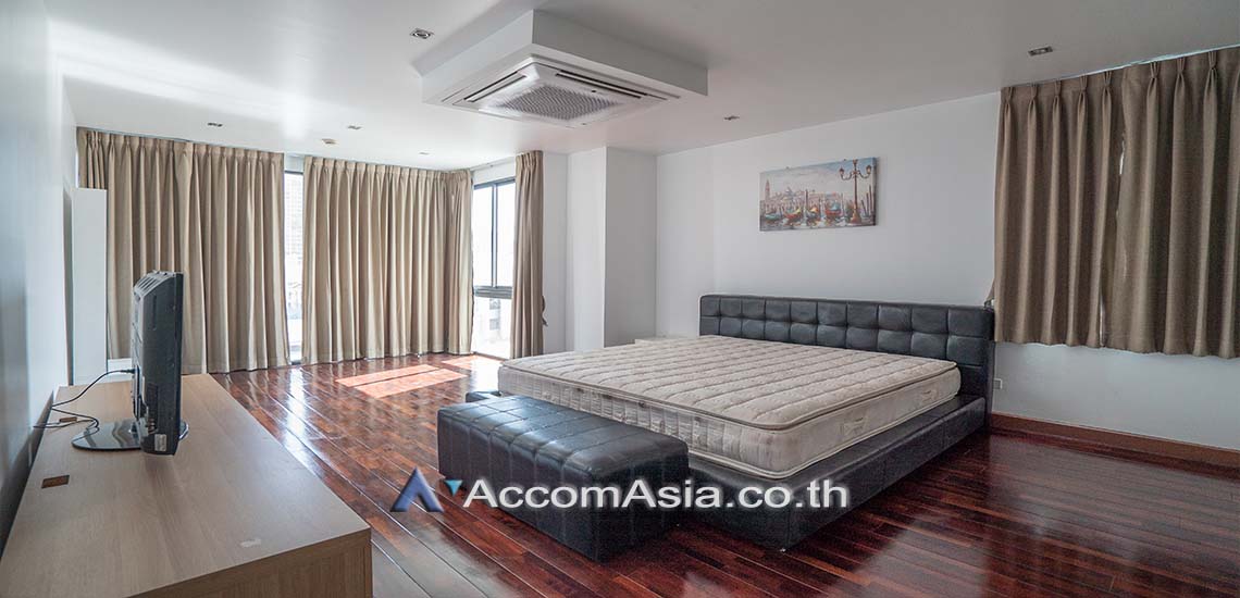 รูป 🔼🔽 AccomA 📩 Duplex Condo,Double High Ceiling,Big Balcony 3 BR Condominium @Baan Saraan (AA24963) - รูปที่ 8/12