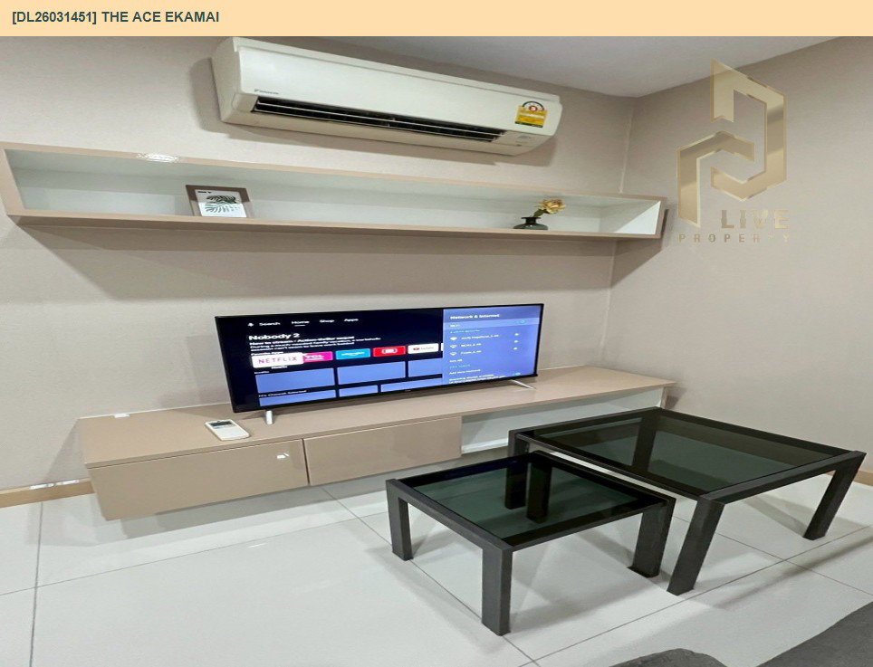 รูป DL26031451 ให้เช่าคอนโด ดิ เอซ เอกมัย (The Ace Ekamai) ใกล้ BTS เอกมัย พร้อมเข้าอยู่ โทรด่วน 0656259498 LineID @257sxzzu - รูปที่ 10/17
