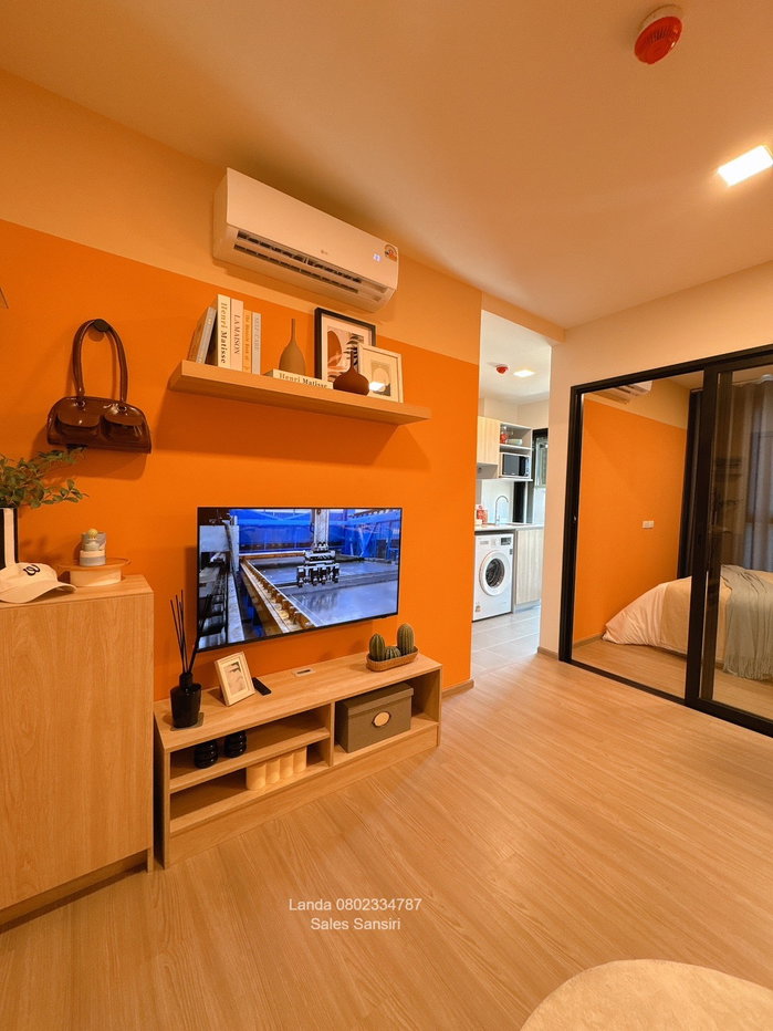 รูป 💥New Condo ใกล้ ม.ธุรกิจบัณฑิตย์ Vay ชินเขต 1 ห้องนอน ขนาด 24 ตรม เริ่ม 1.79 ลบ💥 - รูปที่ 3/8