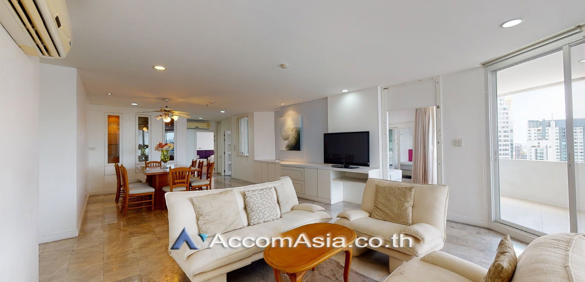 รูป 🔼🔽 AccomA 📩 Bright and spacious unit in white tones at Fifty Fifth Tower (AA21823) - รูปที่ 2/12