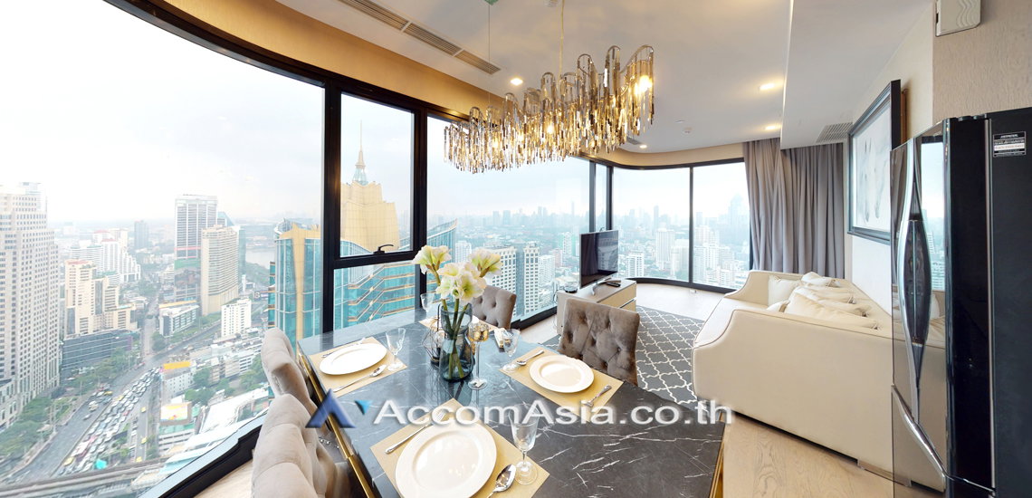picture 🔼🔽 AccomA 📩 Corner Unit 2 BR Condominium @Ashton Asoke (AA23977) - 3/8