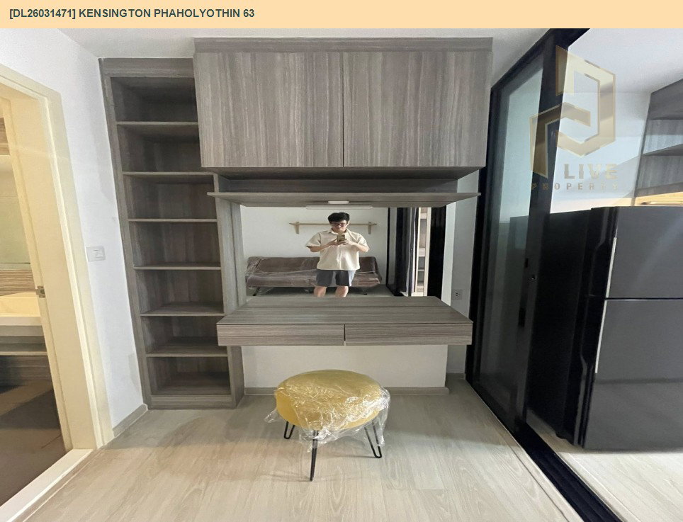 รูป DL26031471 ให้เช่าคอนโด เคนซิงตัน พหลโยธิน 63  (kensington phaholyothin 63) ใกล้ BTS พหลโยธิน 59 พร้อมเข้าอยู่ โทรด่วน 0800343450 LineID @655ebbvc - รูปที่ 3/6