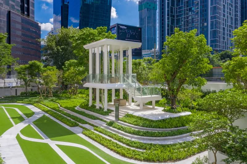 รูป 📍 Life Asoke – Rama 9 |  🔥 ห้องวิวสวน | ครัวปิด | ฟรี WiFi! 🔥 - รูปที่ 13/14