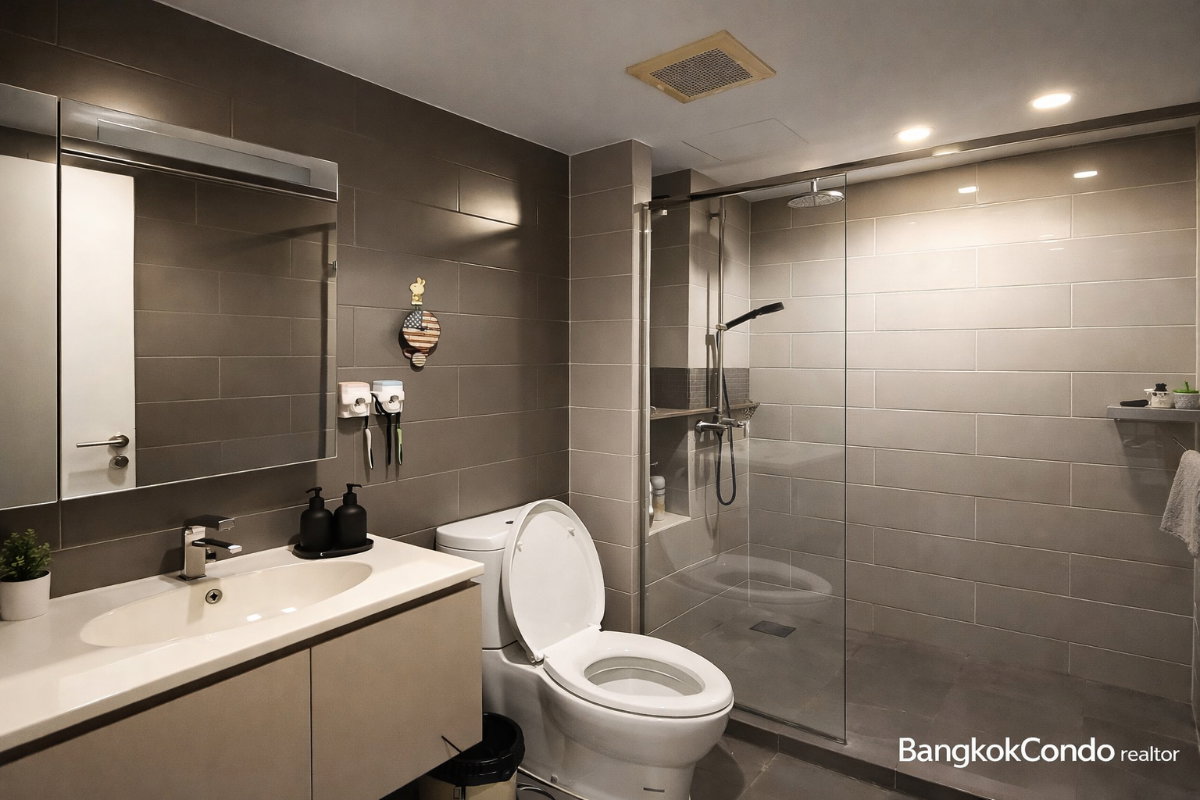 รูป 🍀🍀🍀 Prime Condo Location 🚆 ให้เช่า📌ซาริ บาย แสนสิริ✨BTS พระโขนง (Line:@rent2022)✨พร้อมเข้าอยู่🌼A10855 - รูปที่ 6/11