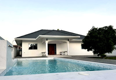 บ้านเดี่ยวให้เช่า : Private Pool Villa House for Rent in East Pattaya