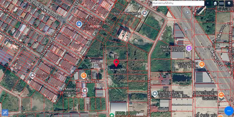 ขายที่ดินแปลงสวย ซอยพัฒนาการ 94 (ซอยอ่อนนุช 70/1 แยก 2-3)  1ไร่  400 ตารางวา