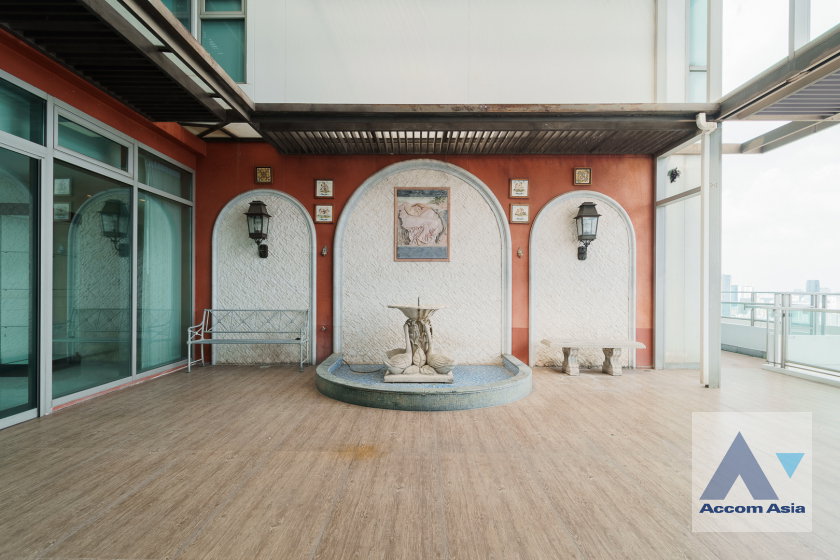 รูป 🔼🔽 AccomA 📩 Luxury spacious penthouse in Sukhumvit with a large balcony and stunning city views ( AA41519 ) - รูปที่ 5/20