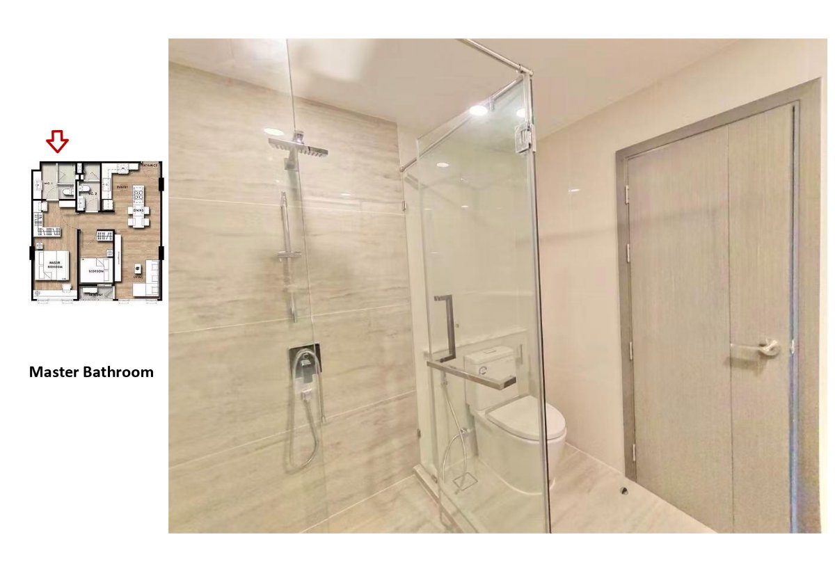 รูป VERY Lasalle Sukhumvit 105 (Low Rise) Specious Unfurnished Like-New 2beds 2baths Fixed Parking Like-New - รูปที่ 5/15