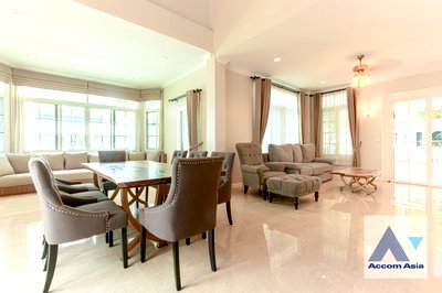 Houses for rent Bangna Commercial College : 🔼🔽 AccomA 📩 Fully Furnished 4 BR House @Fantasia Villa 4 (AA45715)