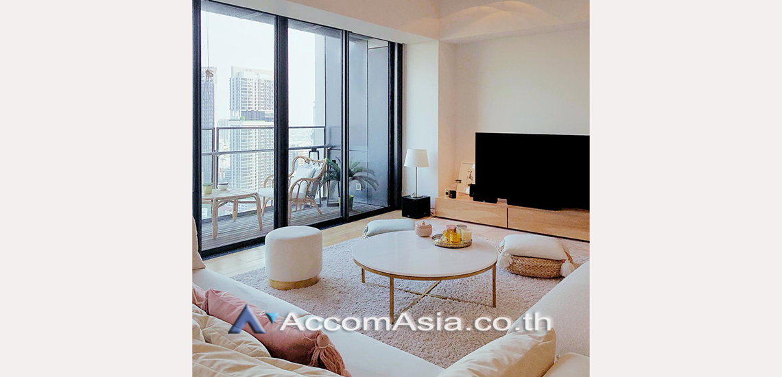 รูป 🔼🔽 AccomA 📩 Modern fully furnished condo with wide city view in Sathorn (AA21103) - รูปที่ 4/11