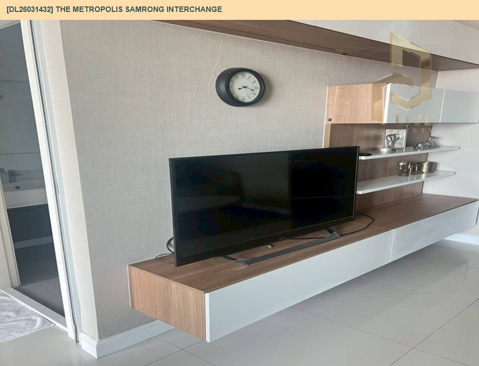 รูป DL26031432 ให้เช่าคอนโด เดอะ เมโทรโพลิส สำโรง อินเตอร์เชนจ์ (The Metropolis Samrong Interchange) ใกล้ BTS สำโรง พร้อมเข้าอยู่ โทรด่วน 0800343450 LineID @655ebbvc - รูปที่ 5/10