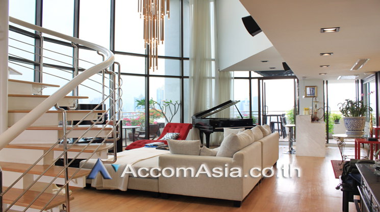 รูป 🔼🔽 AccomA 📩 Penthouse,Duplex Condo 3 BR Condominium @Supalai Place   (AA23244) - รูปที่ 3/20