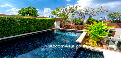 เช่าบ้านเดี่ยว ล้ง 1919 : 🔼🔽 AccomA 📩 Pet friendly,Triplex,Private Swimming Pool 3 BR House @Baan Lux Sathon (AA13510)