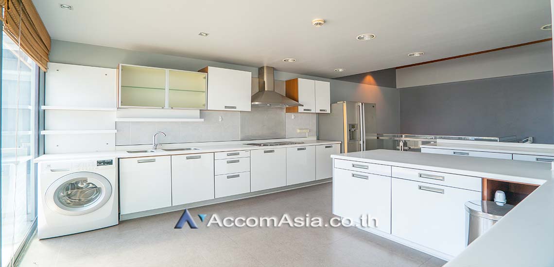 รูป 🔼🔽 AccomA 📩 Duplex Condo,Double High Ceiling,Big Balcony 3 BR Condominium @Baan Saraan (AA24963) - รูปที่ 7/12