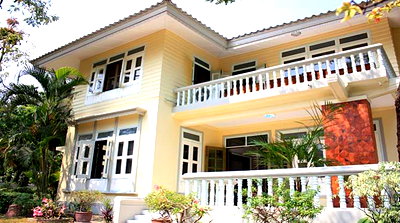 Houses for rent BTS Thong Lo (Thong Lor) : 🔼🔽 AccomA 📩 Home Office 3 BR House in Phra Khanong Nuea (9018701)