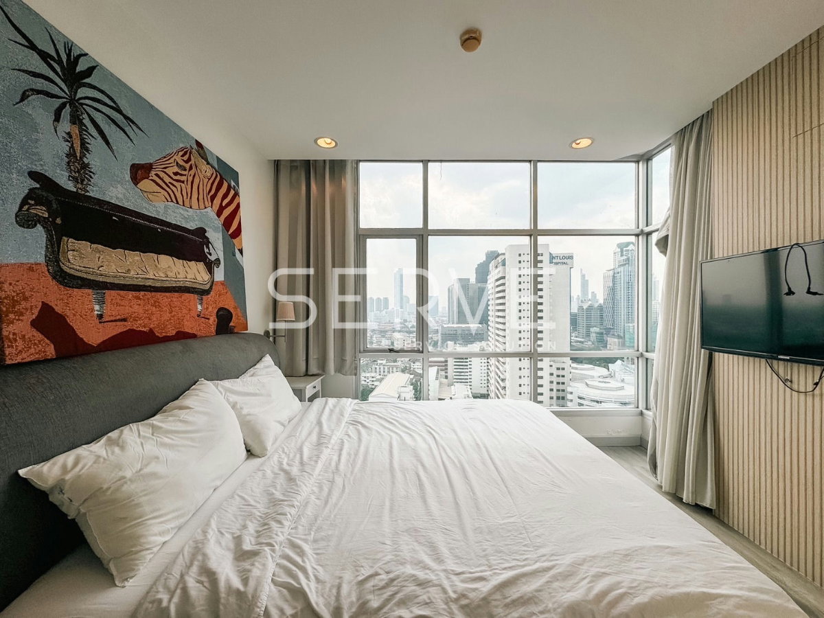 รูป ห้องมุม 2 นอน 59.96 ตร.ม. วิวดี ใกล้ BTS เซนต์หลุยส์ 400 ม. และ รร. อัสสัมชัญ, รร. เซนต์หลุยส์ ที่คอนโด Centric Sathorn - Saint Louis / ให้เช่าคอนโด - รูปที่ 6/10