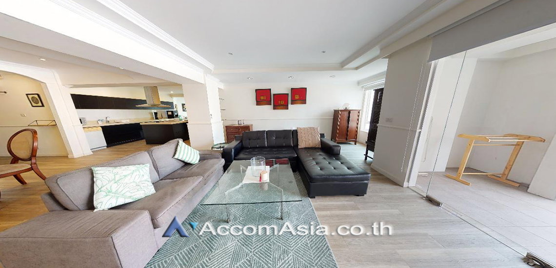 รูป 🔼🔽 AccomA 📩 Bright and spacious condo with modern kitchen in Sukhumvit ( AA29444 ) - รูปที่ 1/17