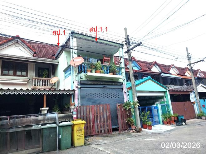 รูป ทาวน์เฮ้าส์ 18.6 ตร.วา ปากเกร็ด นนทบุรี 1.9M - รูปที่ 2/14